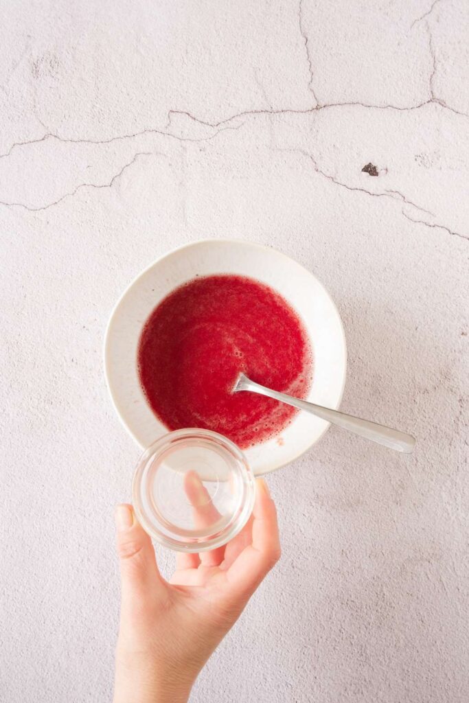 Strawberry mascarpone mousse 
