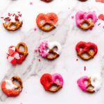 Valentine day pretzels
