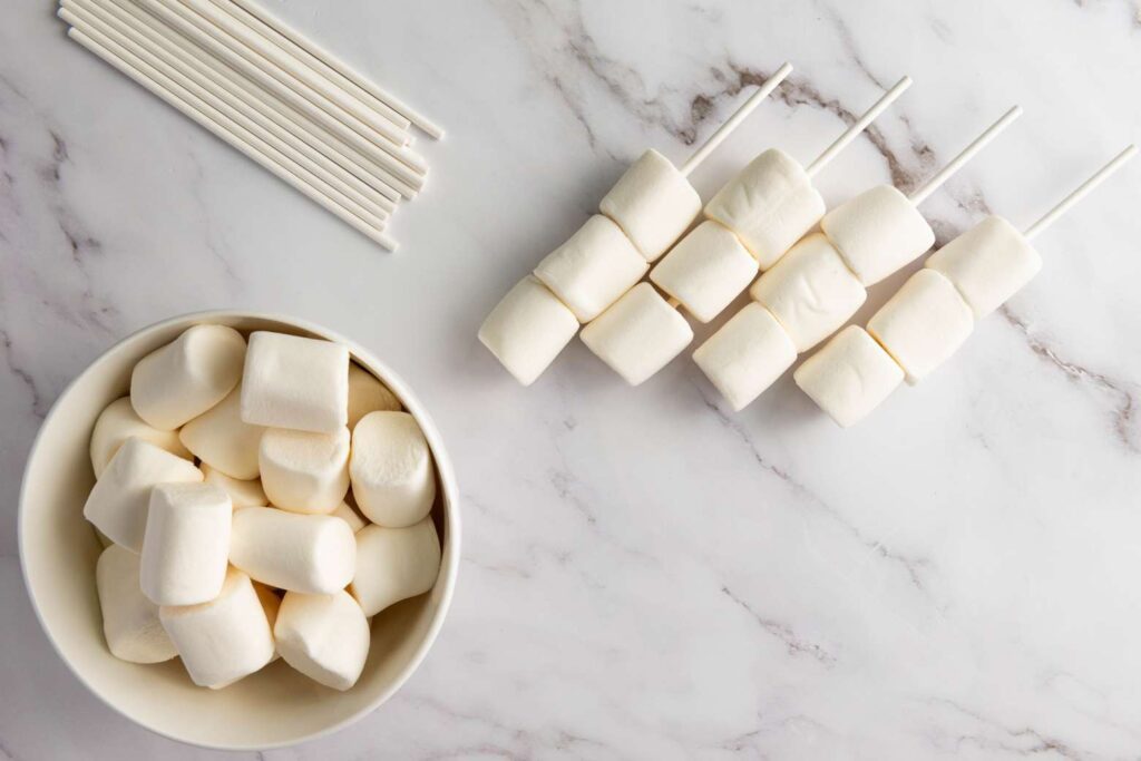 Valentines days marshmallows
