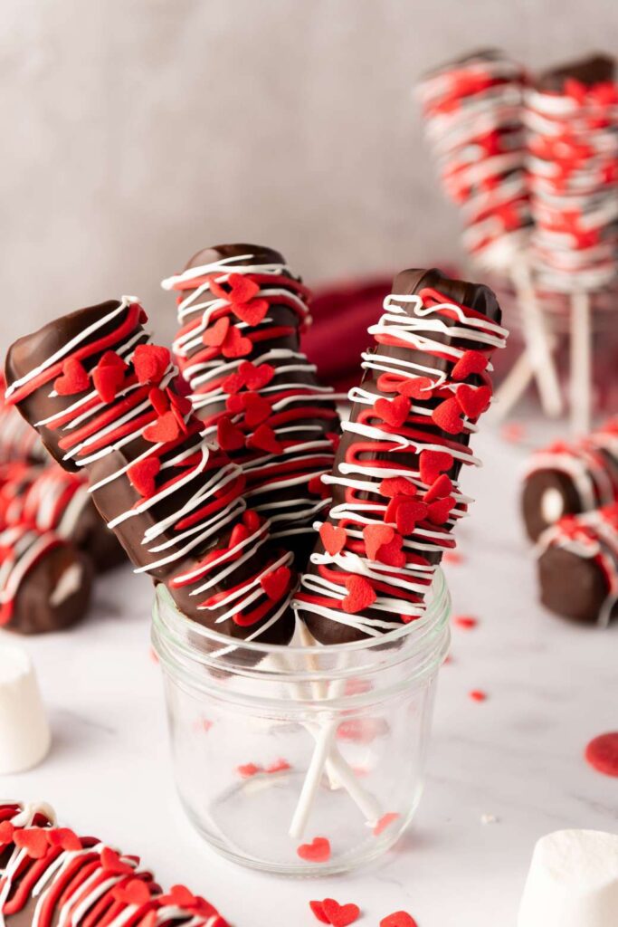 Valentines days marshmallows