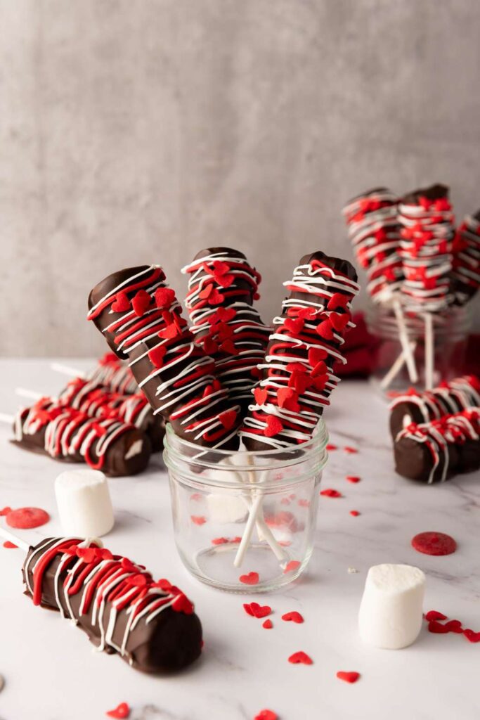 Valentines days marshmallows
