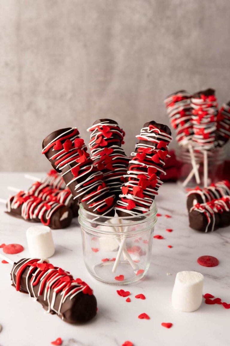 Valentines days marshmallows