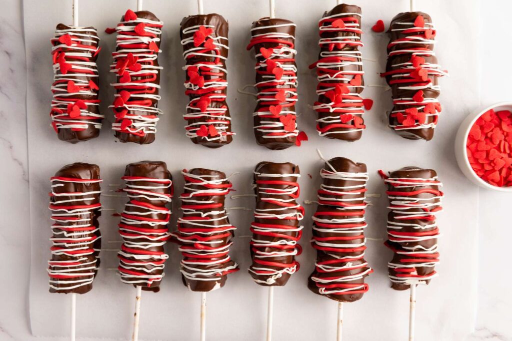 Valentines days marshmallows