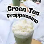 green tea frappuccino