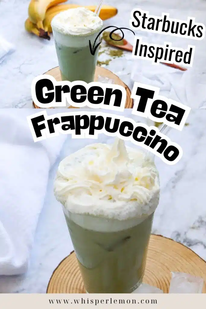 green tea frappuccino 