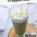 green tea frappuccino
