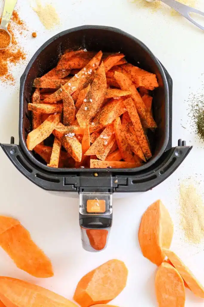 Air fryer sweet potato