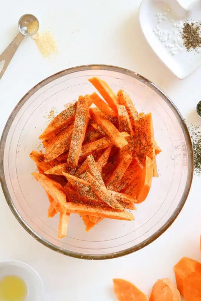 Air fryer sweet potato