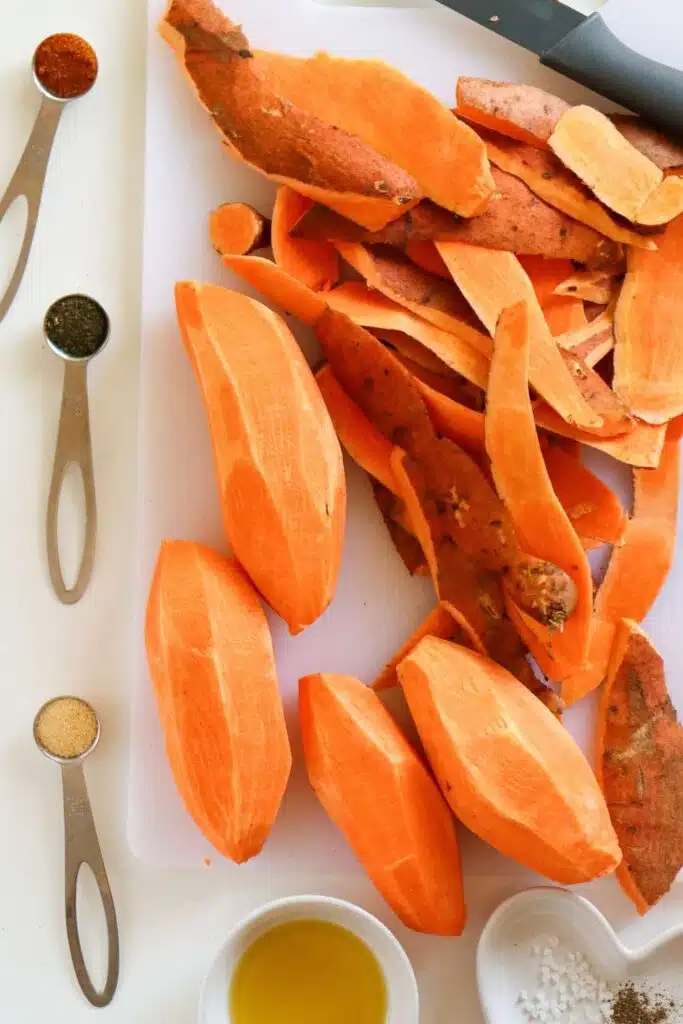 Air fryer sweet potato