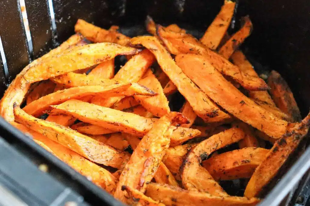 Air fryer sweet potato
