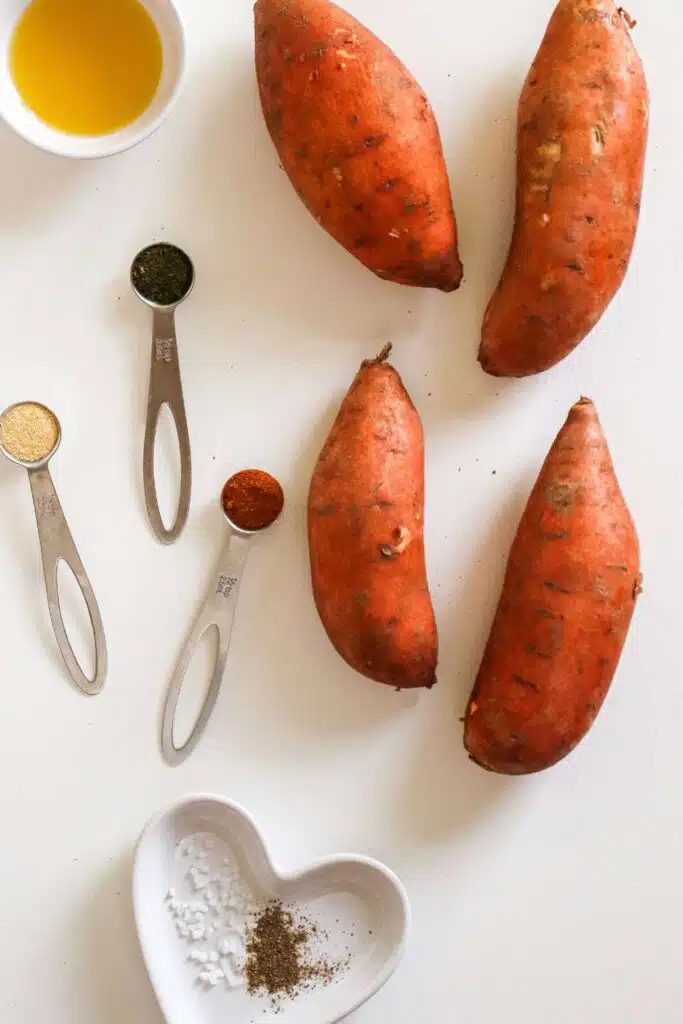 Air fryer sweet potato