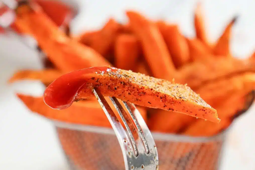 Air fryer sweet potato