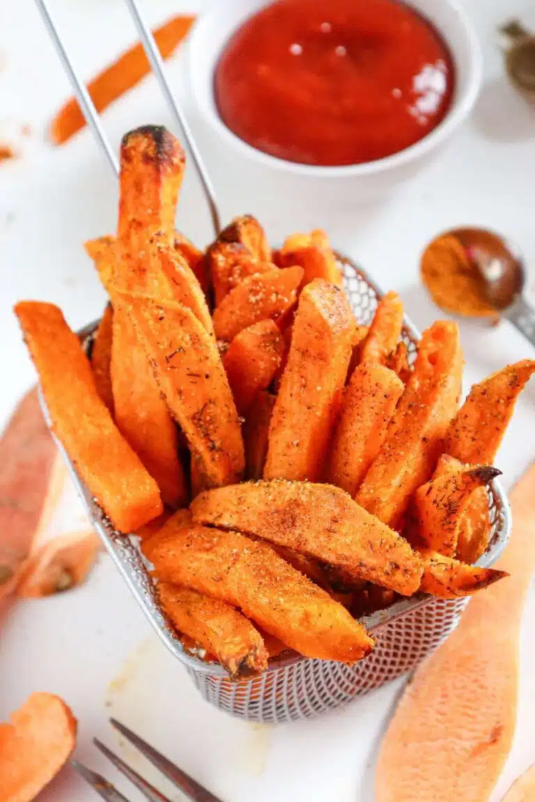 Air fryer sweet potato