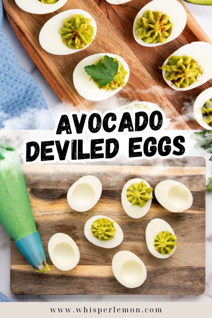 Avocado Deviled Eggs 1 Avocado Deviled Eggs Avocado deviled eggs