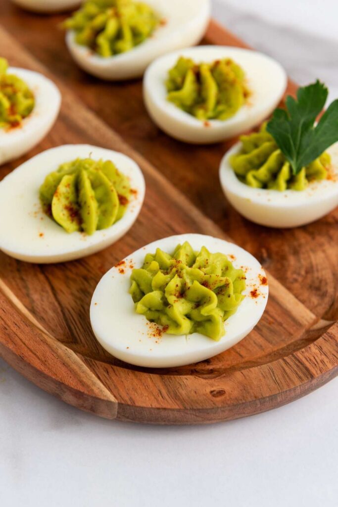 Avocado deviled eggs 