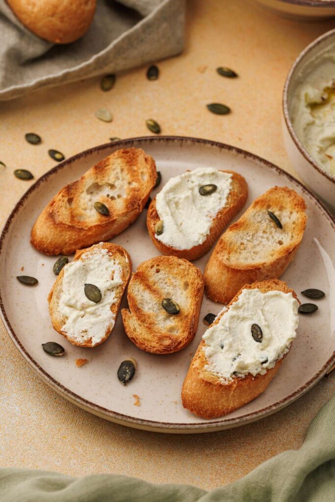 Creamy Baked Goat Cheese dip 