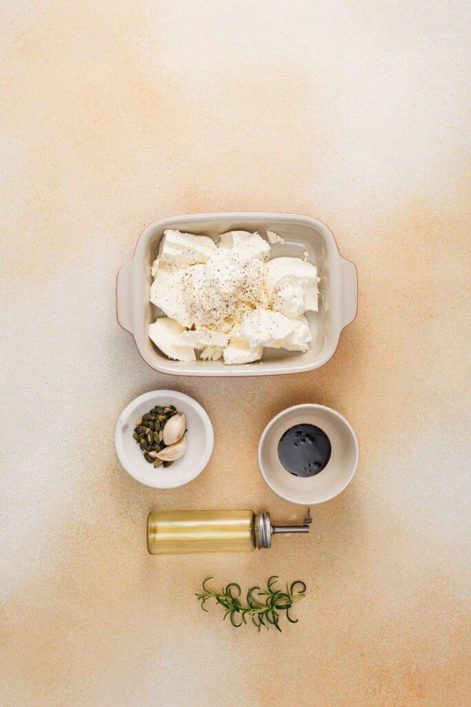 Creamy Baked Goat Cheese dip 