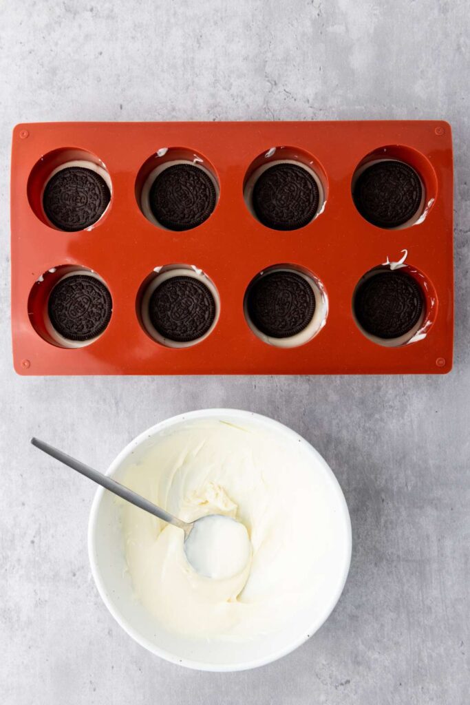 Chocolate covered oreos