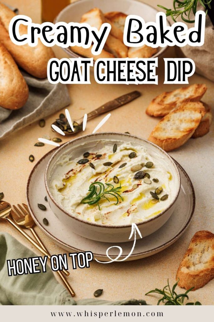 Creamy Baked Goat Cheese dip 