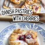 Danish Pastries with cherries