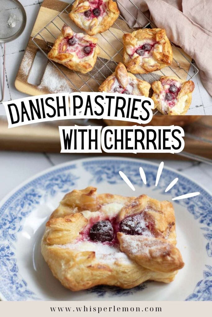 Danish Pastries with cherries