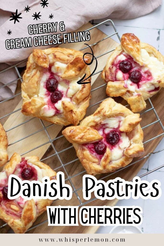 Danish Pastries with cherries 