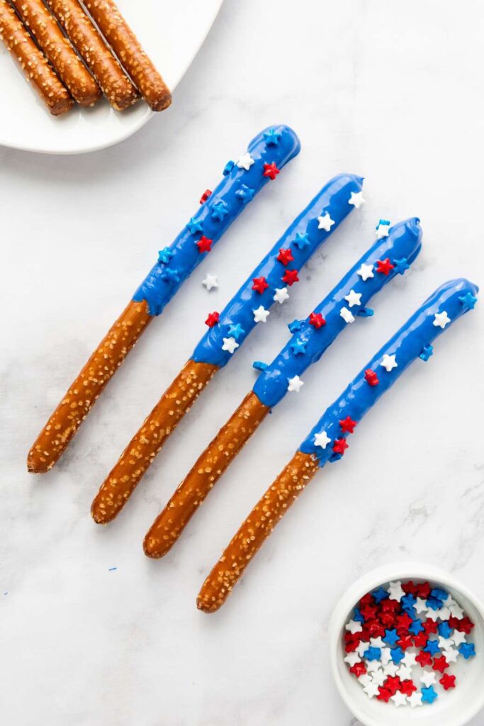 Firecracker pretzels