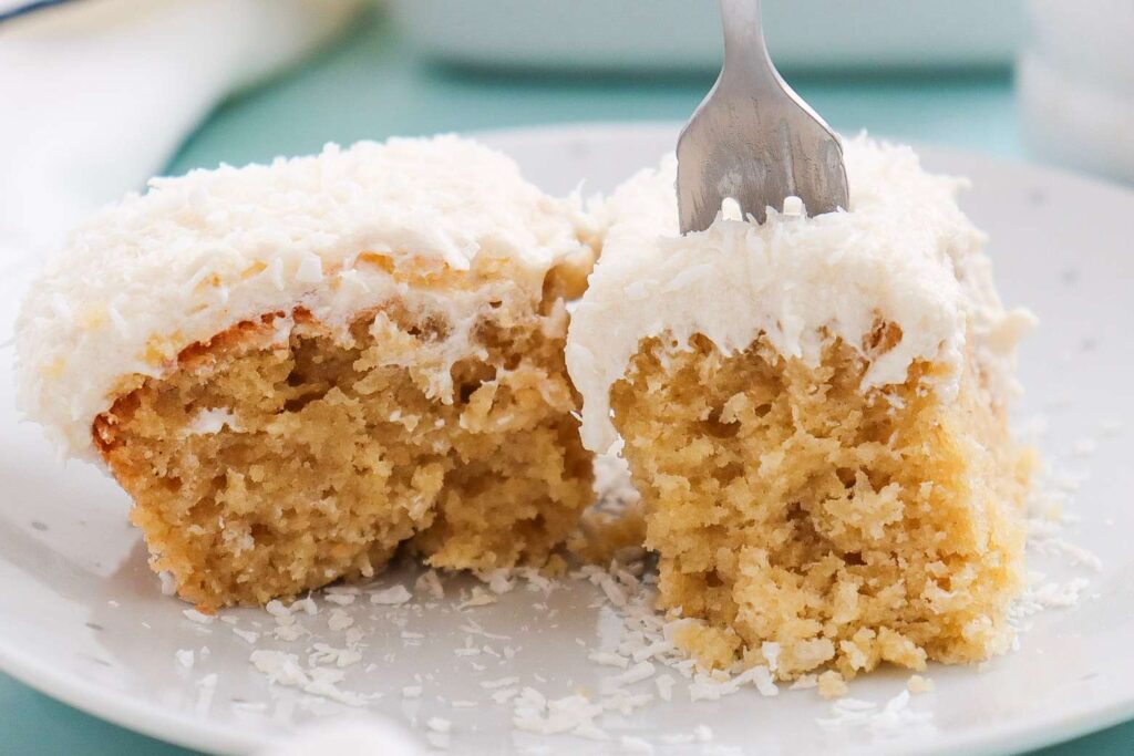 Fluffy coconut cake