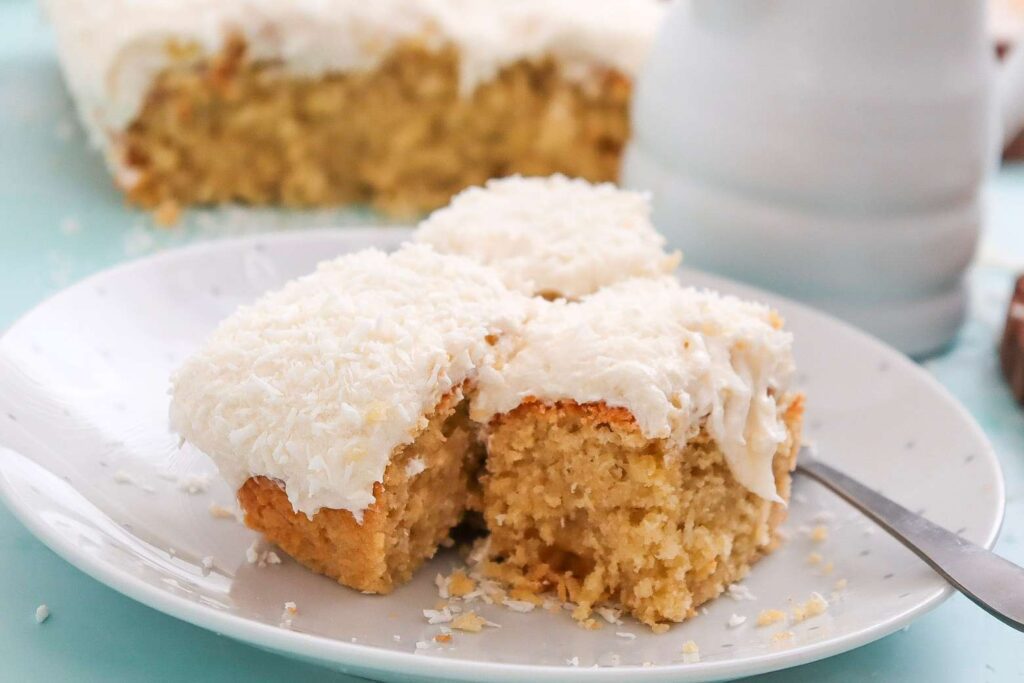 Fluffy coconut cake