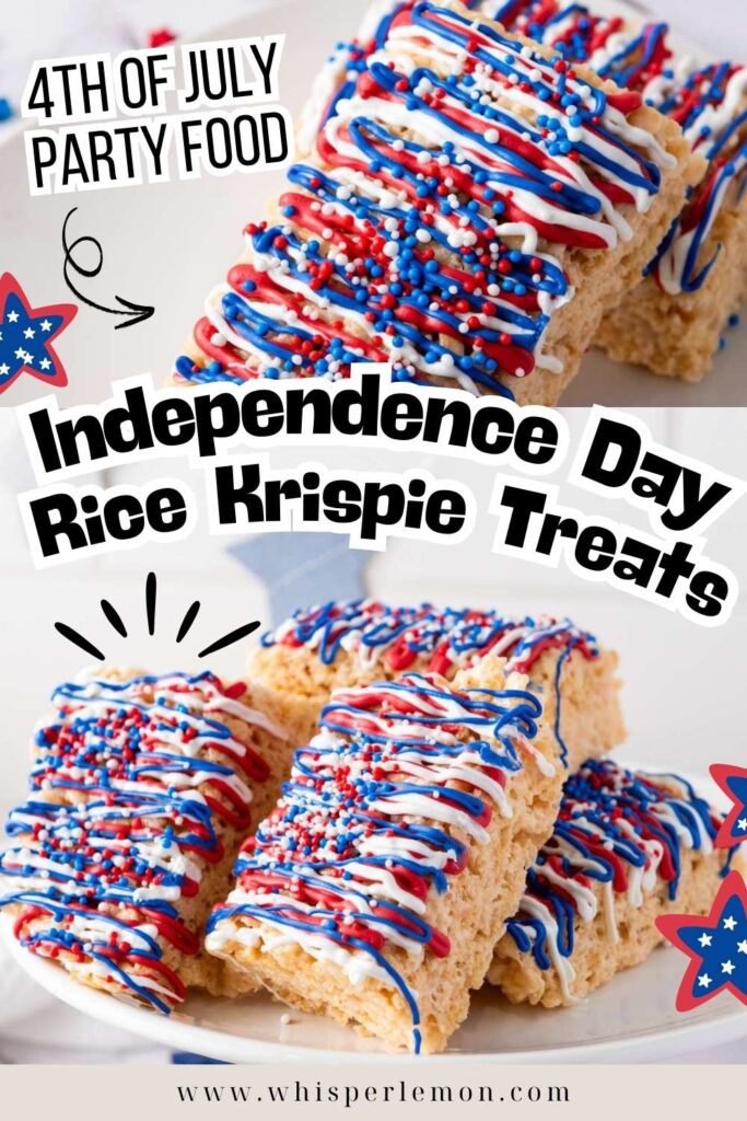 Independence Day Rice Krispie Treats