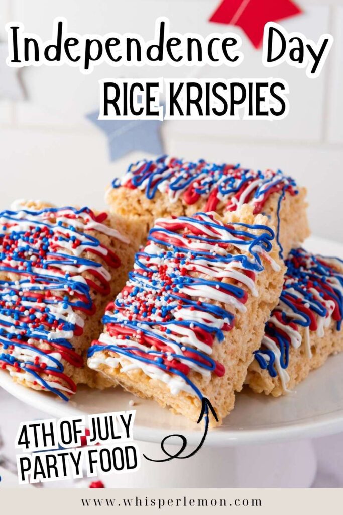Independence Day Rice Krispie Treats