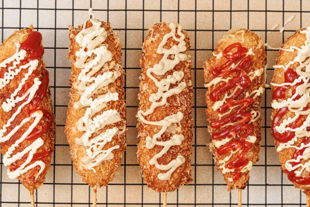 Korean corn dogs 