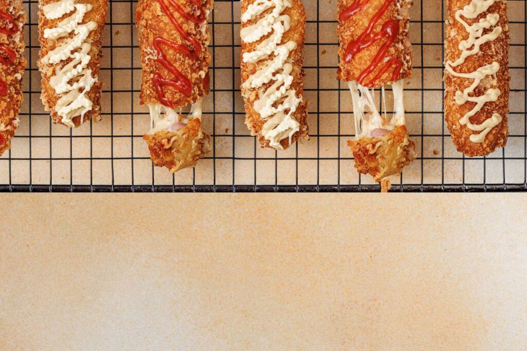 Korean corn dogs 