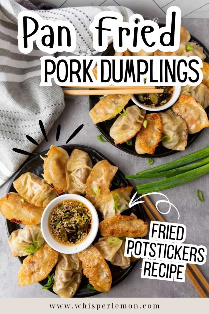 Pan fried pork dumplings