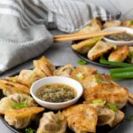 Pan fried pork dumplings