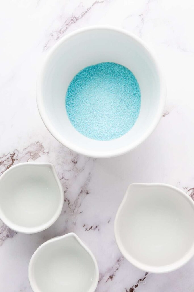 Patriotic jello cups 