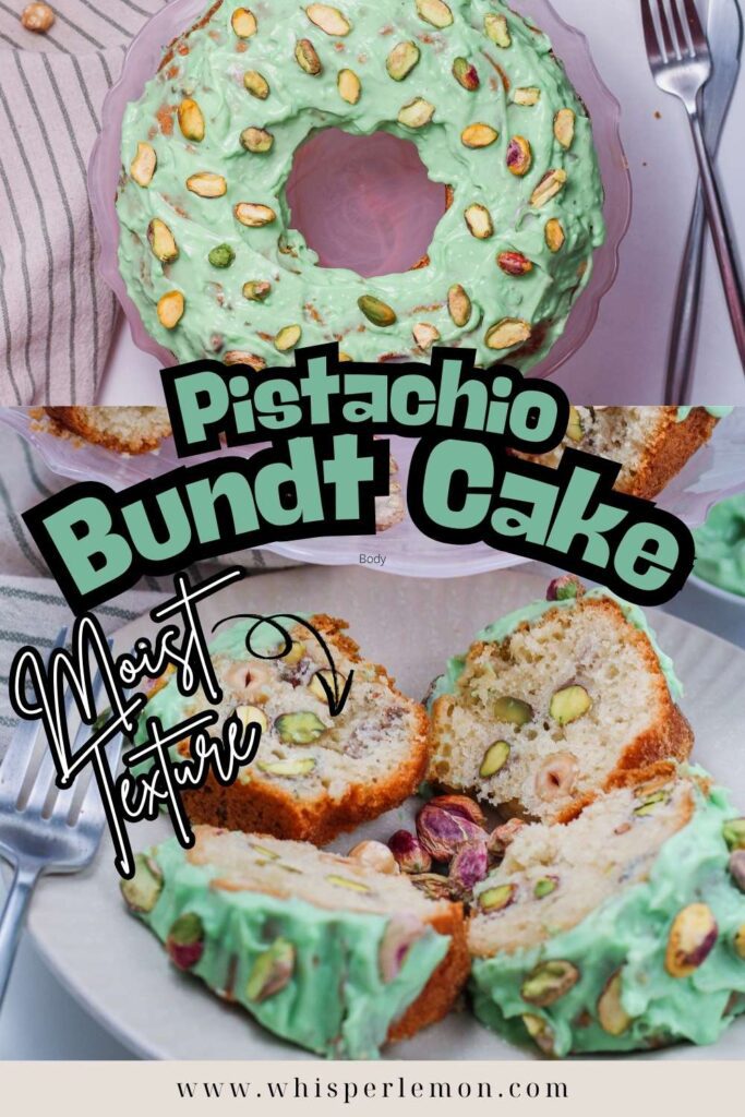 Pistachio bundt cake 