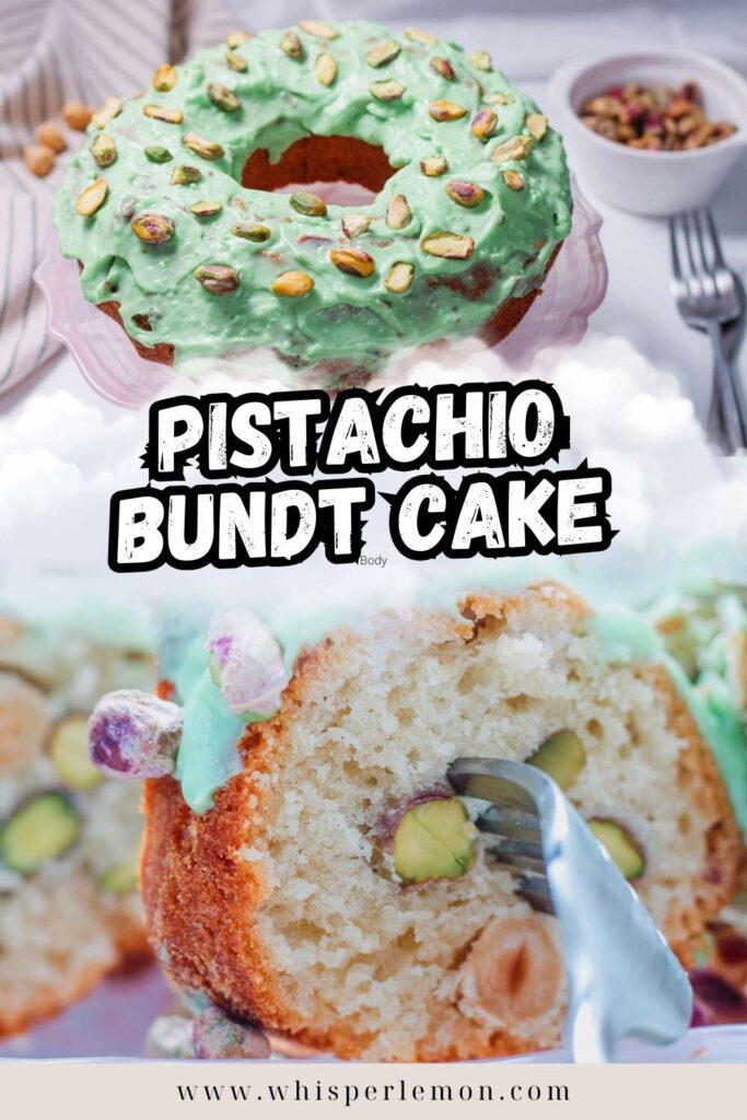 Pistachio bundt cake 