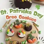 St Patricks day oreo cookies