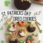 St Patricks day oreo cookies