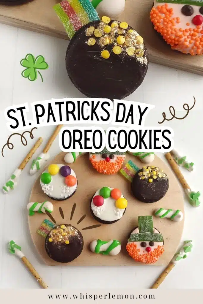 St Patricks day oreo cookies 