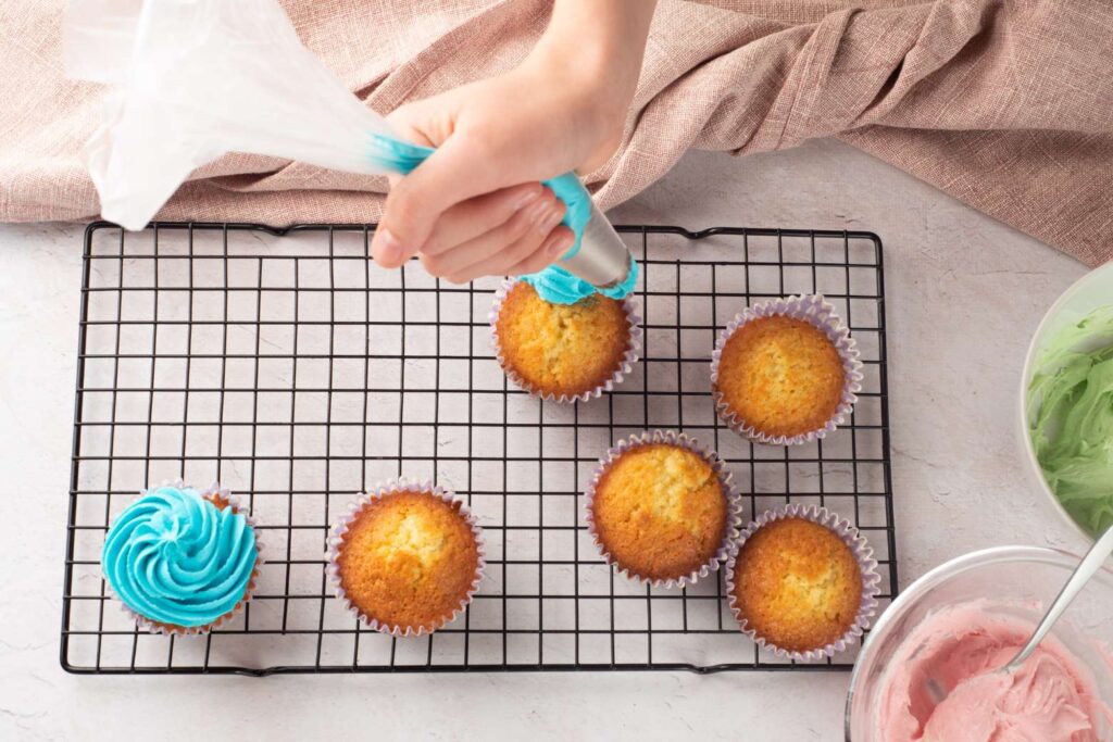 Vanilla Easter Cupcakes 