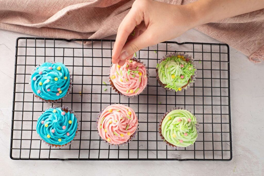 Vanilla Easter Cupcakes 