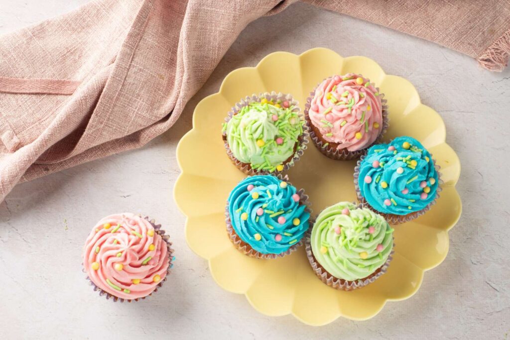 Vanilla Easter Cupcakes 