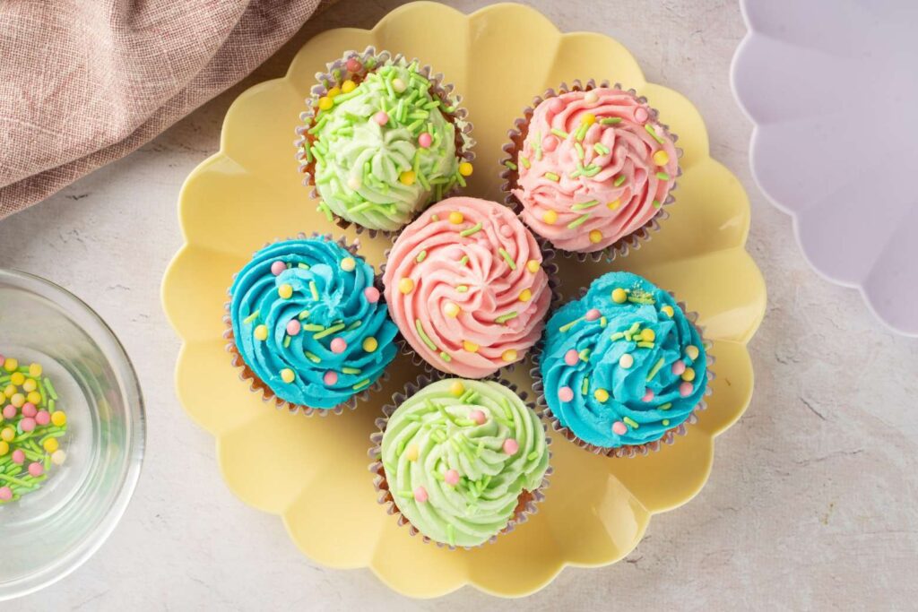 Vanilla Easter Cupcakes 