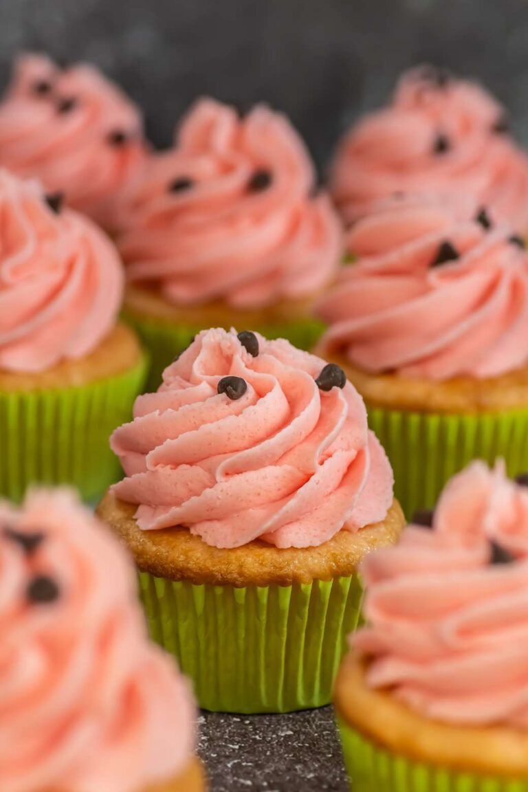 Watermelon cupcakes