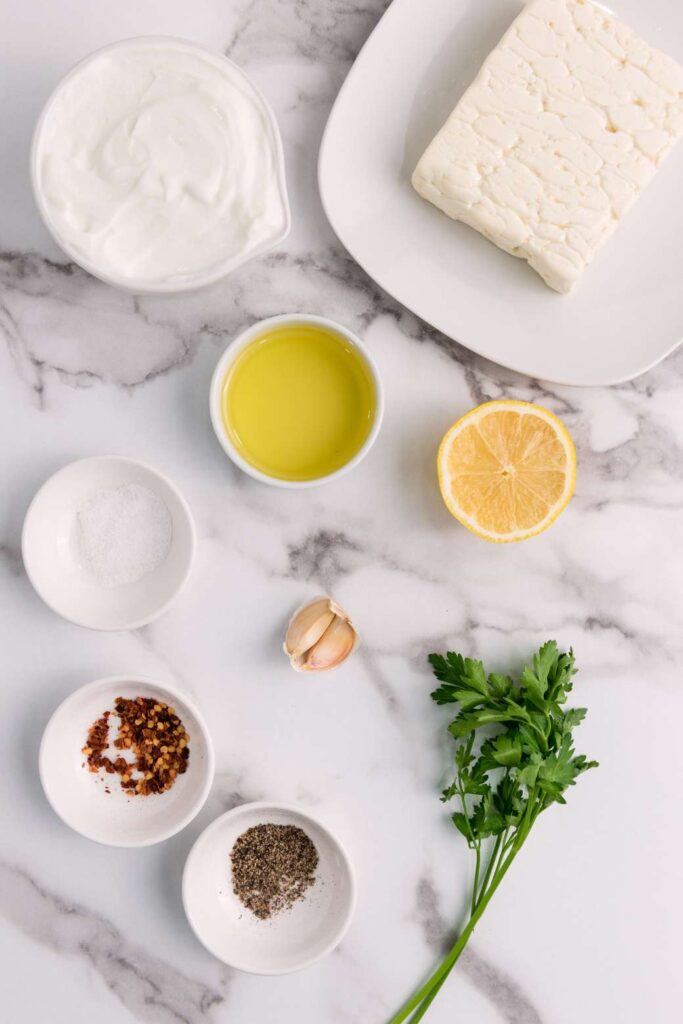 Whipped feta dip