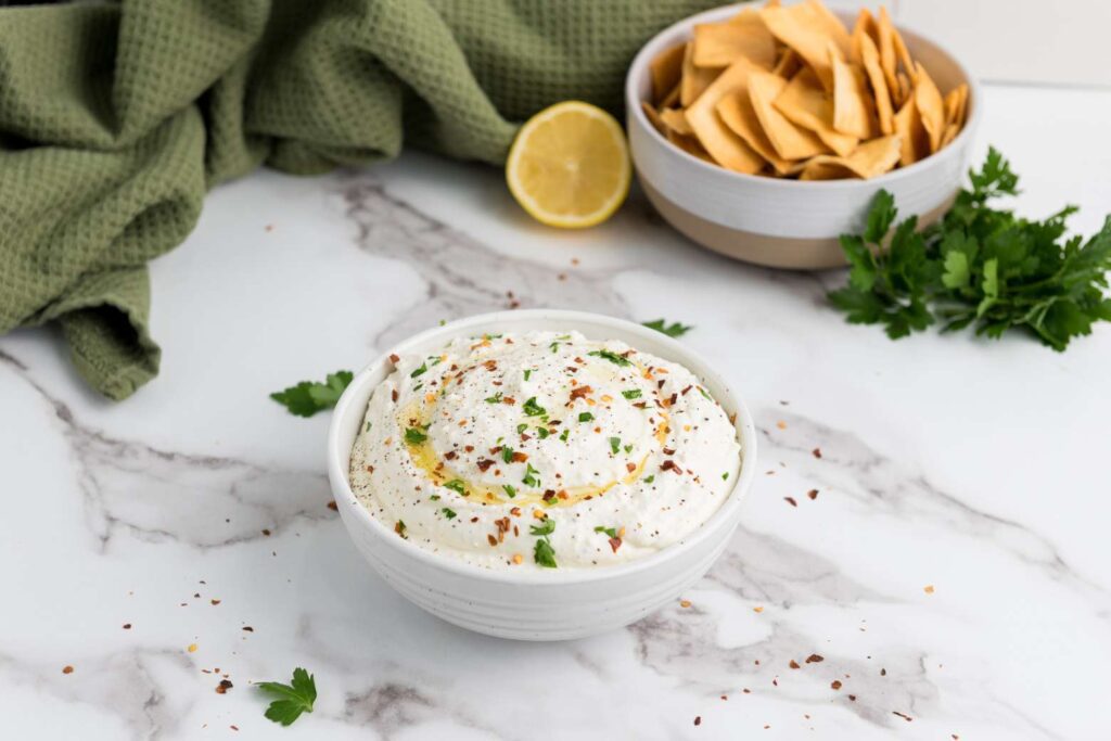 Whipped feta dip