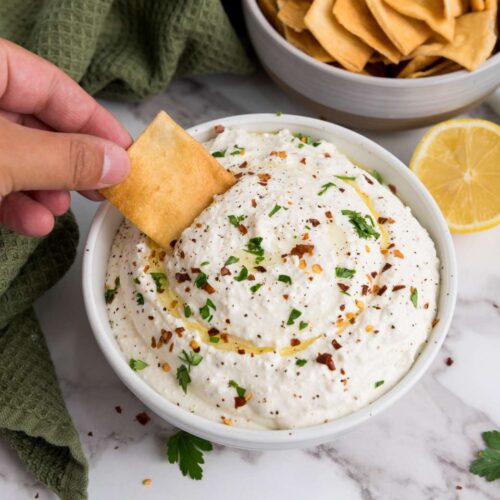 Whipped feta dip