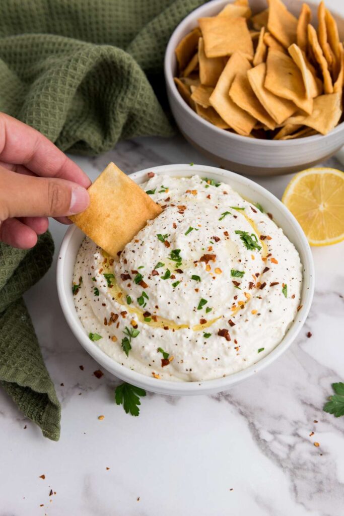 Whipped feta dip